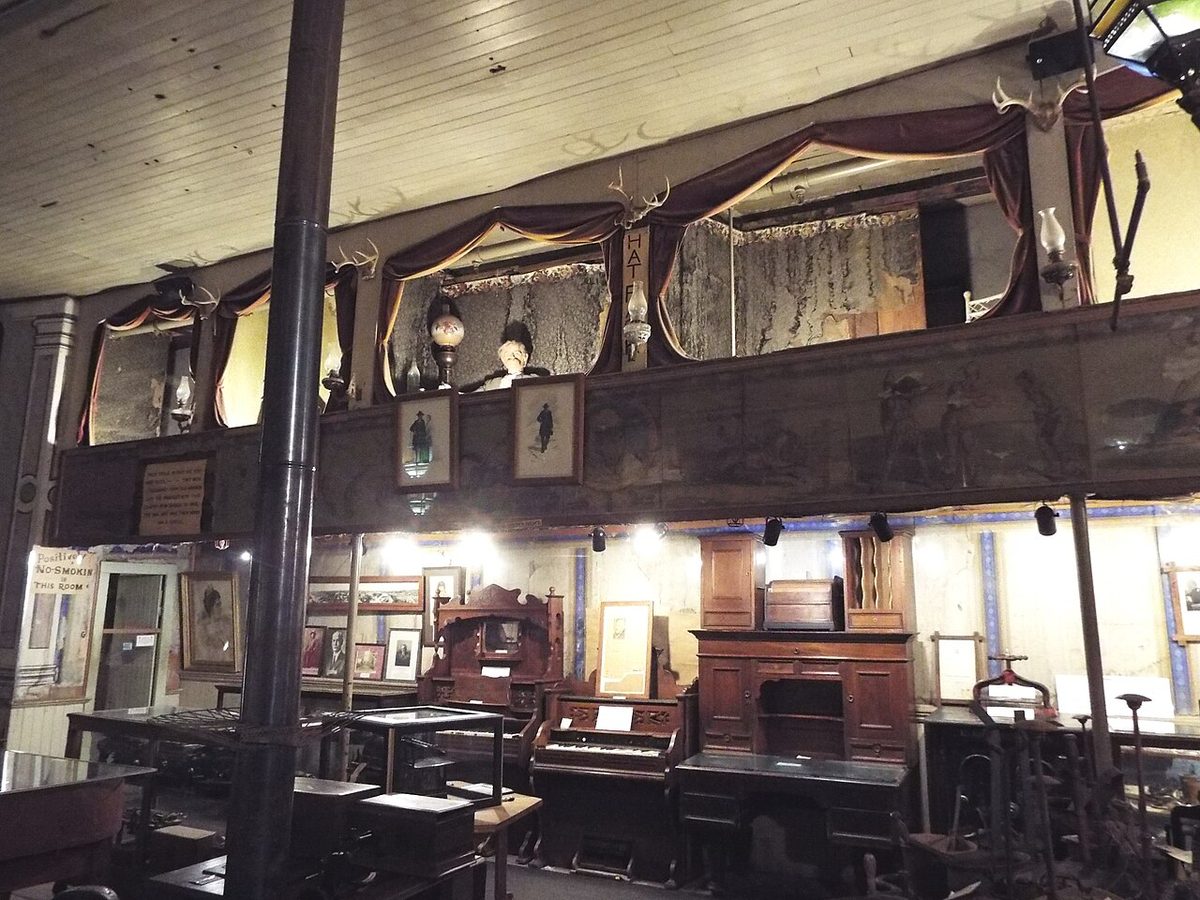 Balcony inside the Bird Cage Theatre in Tombstone, Arizona