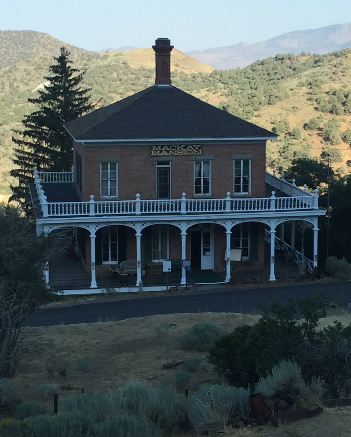 Mackay Mansion in Virginia City, Nevada