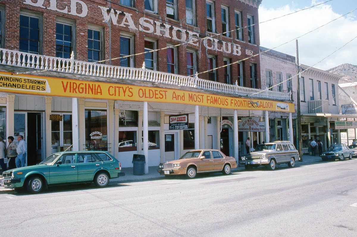 Old Washoe Club in Virginia City, Nevada, in 1982
