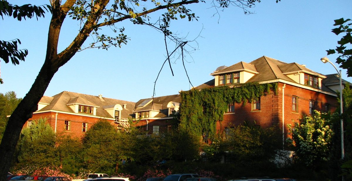 Main lodge of the former Multnomah County Poor Farm, now McMenamins Edgefield, in Troutdale