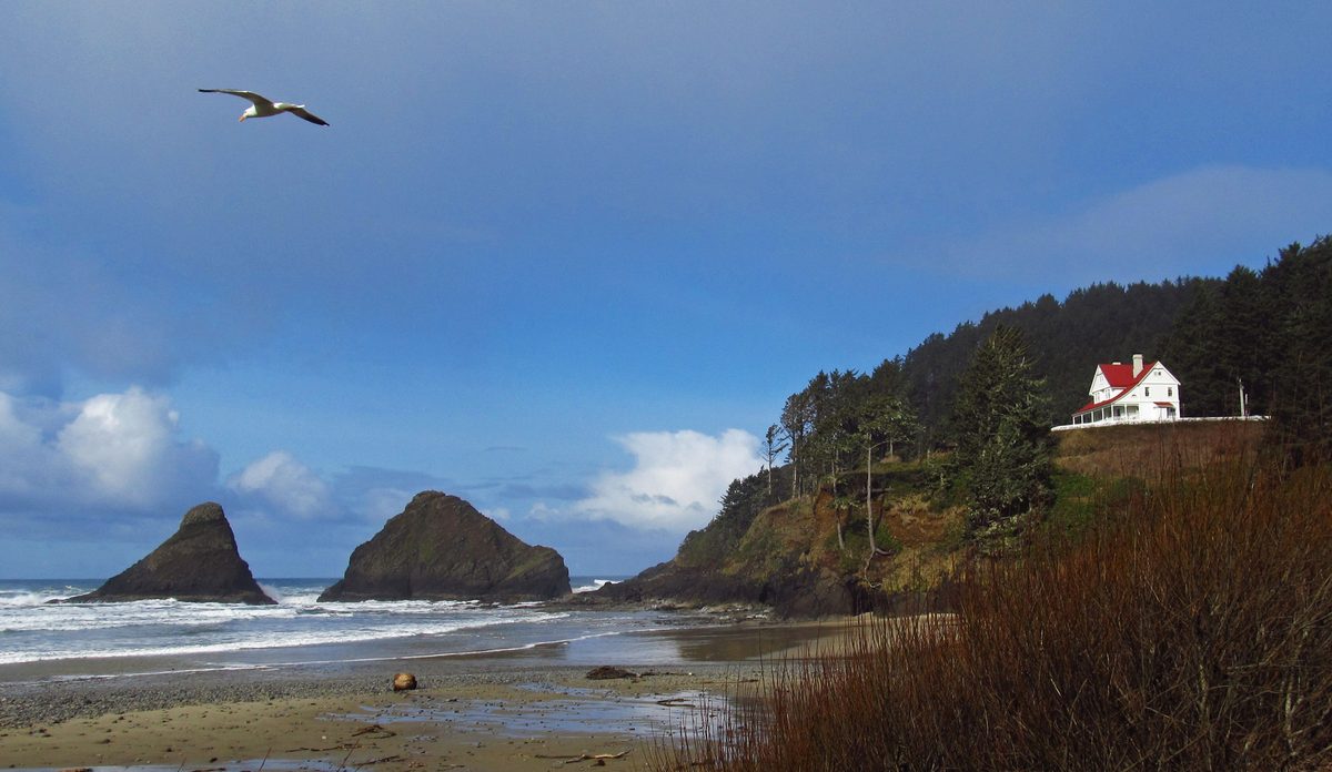 Heceta Head lightkeeper's house near Florence, Oregon